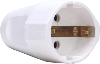 Contrastekker KABEL TOT 3 X 1,5 WIT (KOPP)